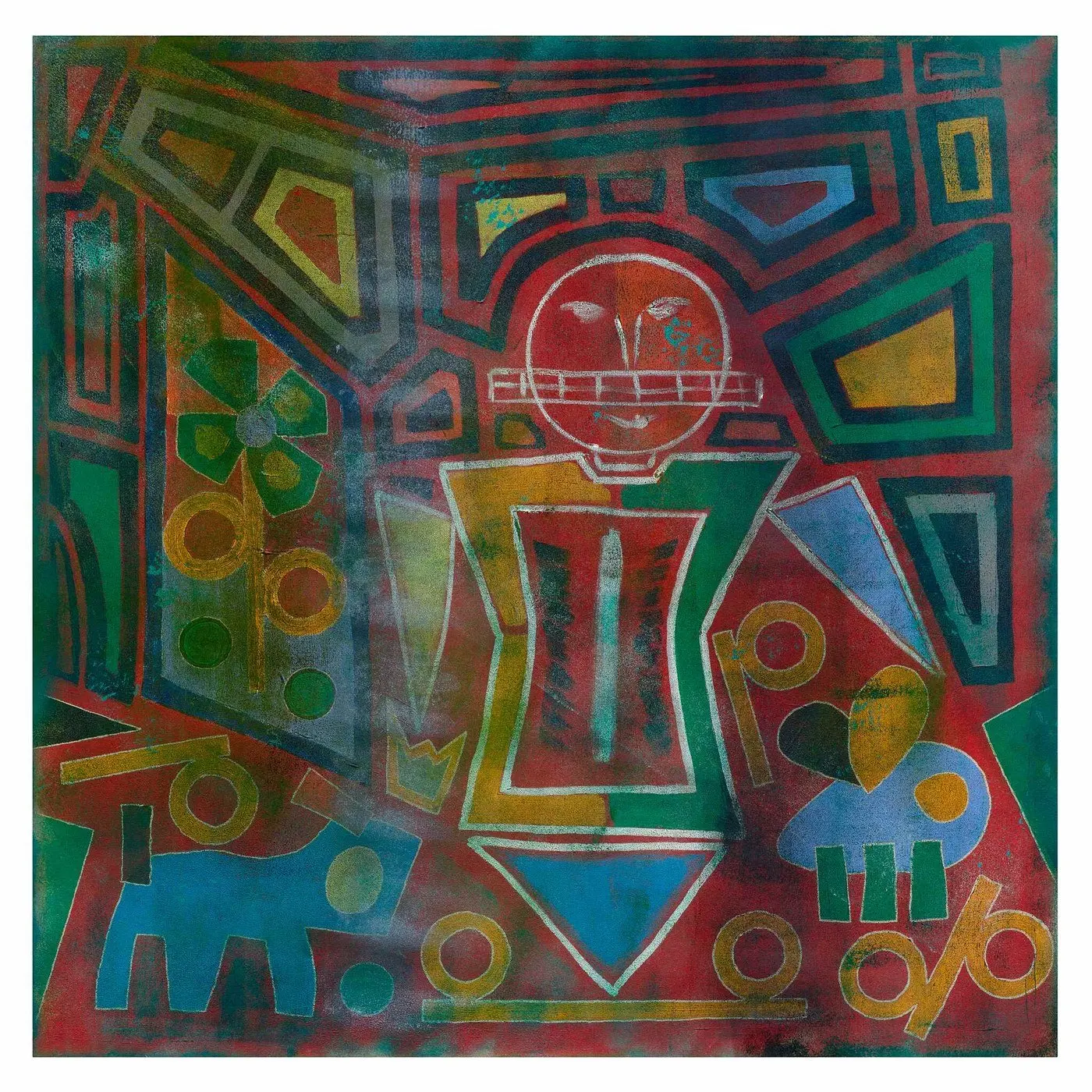 The Quiet Machine — Inception series, acrylic on canvas by Pedram Bohluli