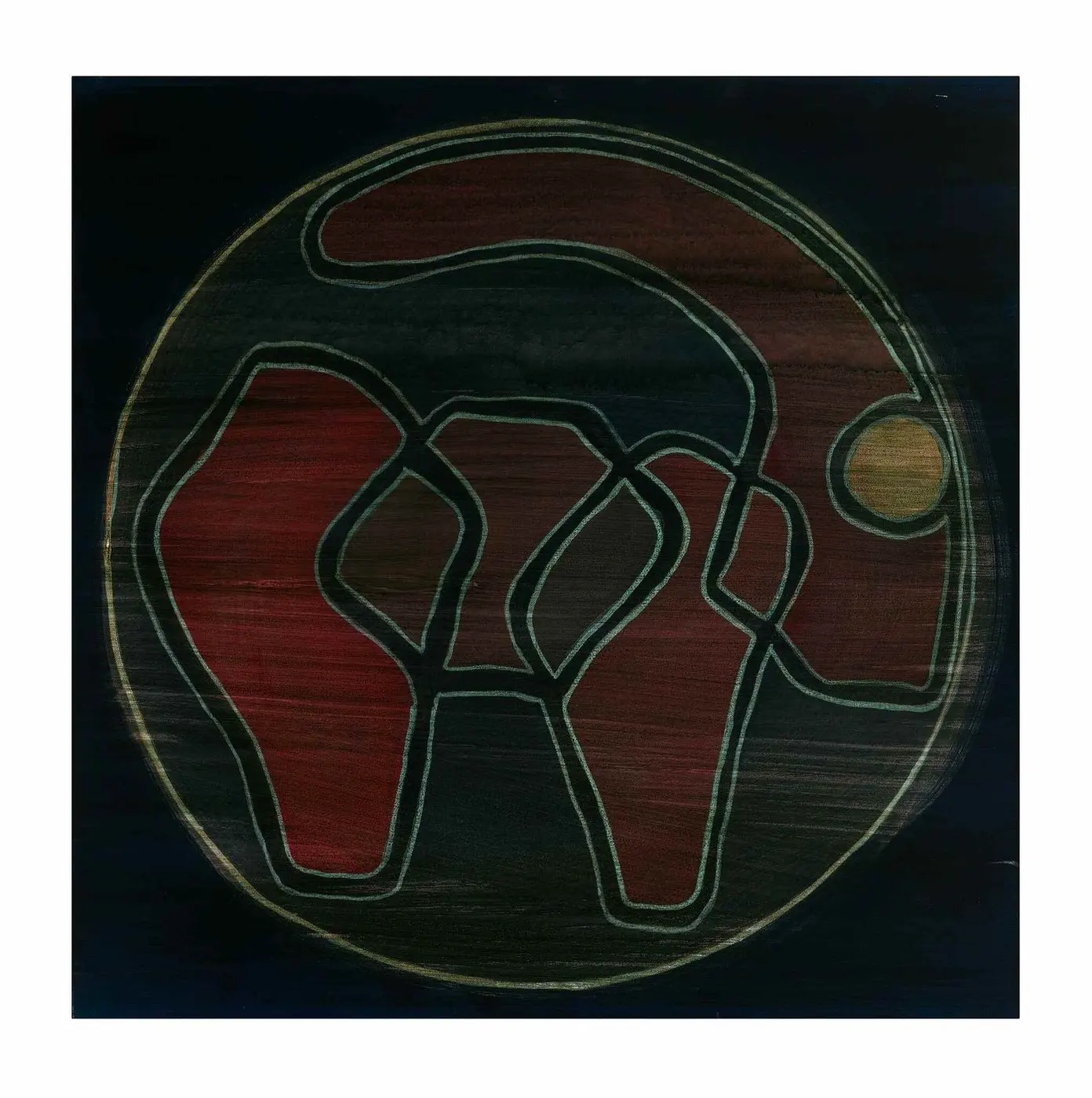 Umber Continuum — Inception series, acrylic on canvas by Pedram Bohluli