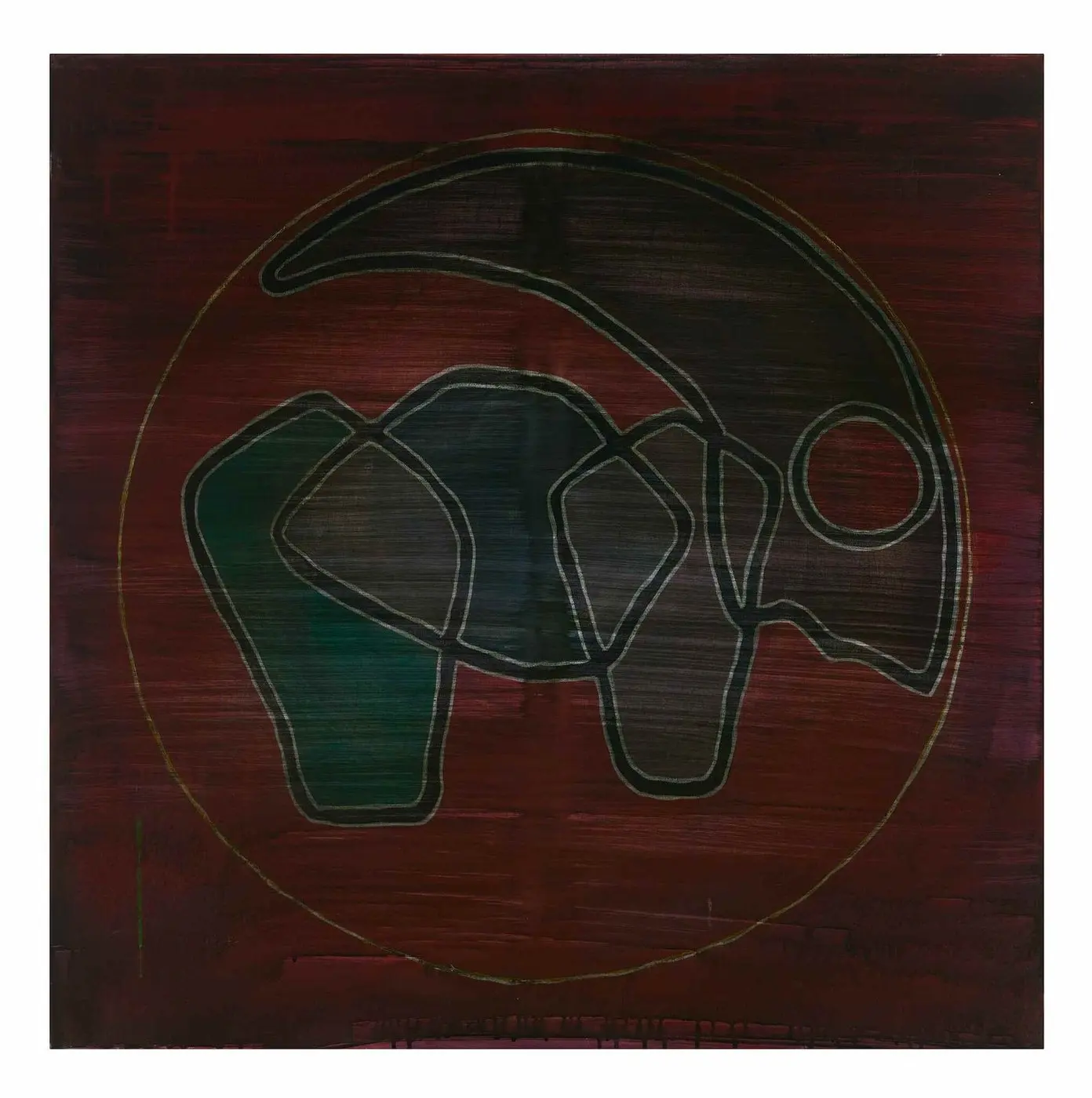 Burnt Sienna Dream — Inception series, acrylic on canvas by Pedram Bohluli