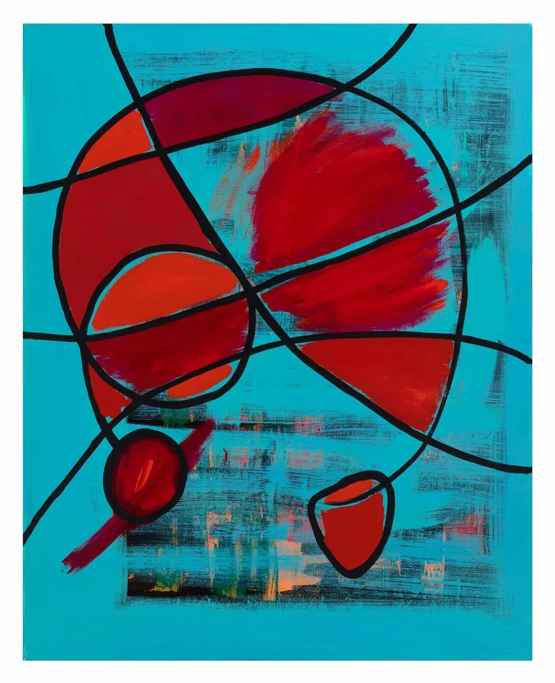 Geometry of Light — Inception series, acrylic on canvas by Pedram Bohluli