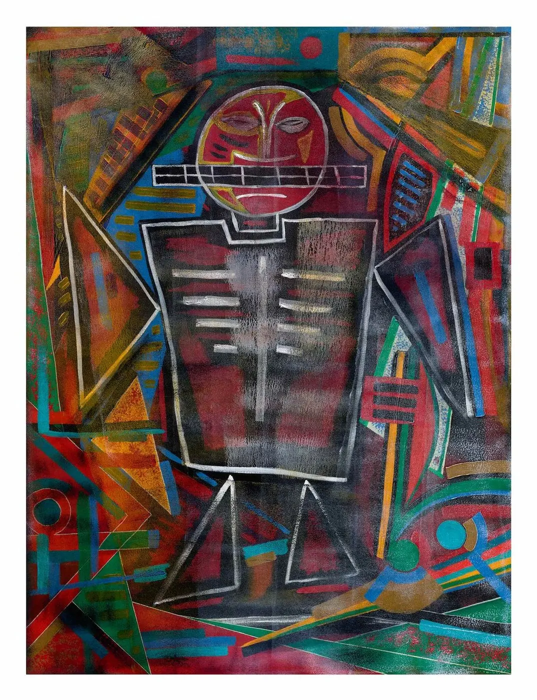 Silent Circuitry — Inception series, acrylic on canvas by Pedram Bohluli