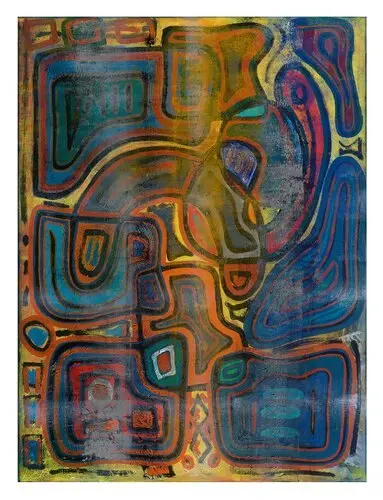 River of Days — Singulart series, acrylic on canvas by Pedram Bohluli