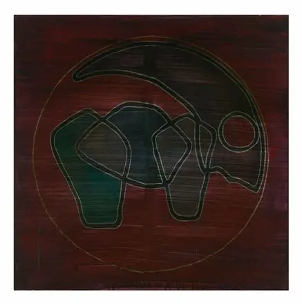 Burnt Sienna Dream — Inception series, acrylic on canvas by Pedram Bohluli