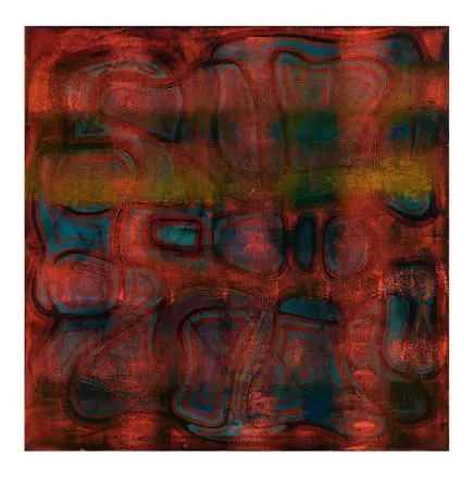 Silent Echoes — Shadow series, acrylic on canvas by Pedram Bohluli