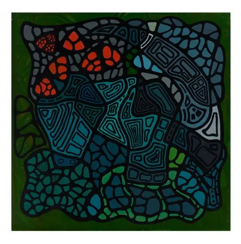 Whispering Terrain — Singulart series, acrylic on canvas by Pedram Bohluli