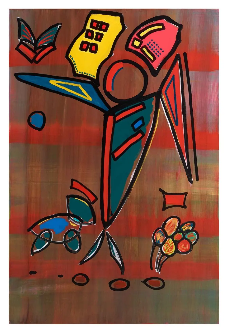 Messenger of Dawn — Wonder series, acrylic on canvas by Pedram Bohluli
