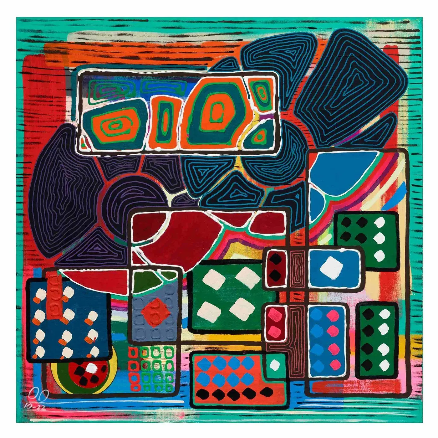 Clockwork Menagerie — Wonder series, acrylic on canvas by Pedram Bohluli