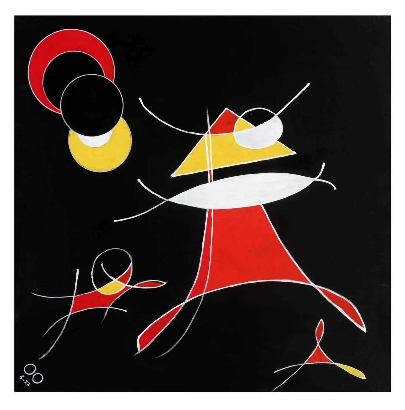 Moon Waltz — Wonder series, acrylic on canvas by Pedram Bohluli